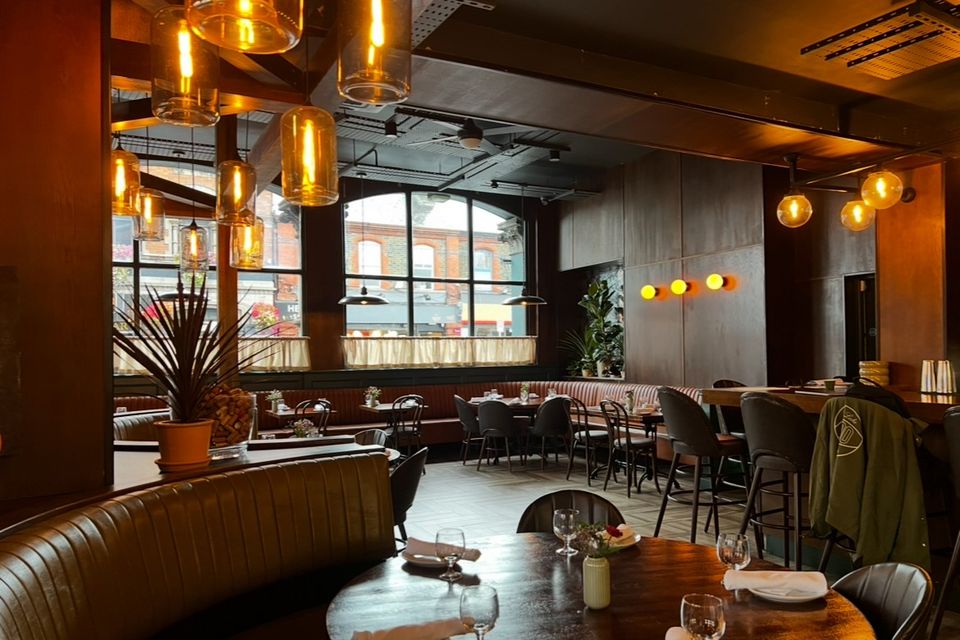 Inside Borgo Osteria Locale in Phibsboro. Photo: Lucinda O'Sullivan